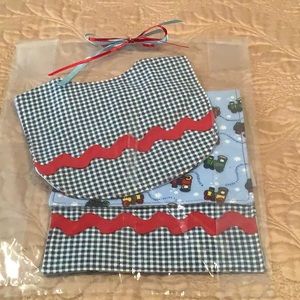 Homemade Bib and Burp Cloth Set